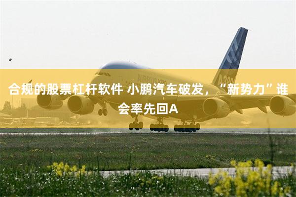 合规的股票杠杆软件 小鹏汽车破发，“新势力”谁会率先回A