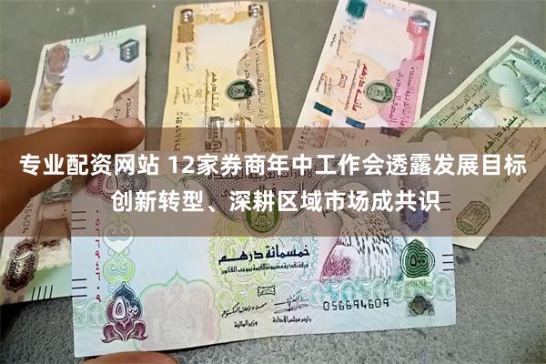 专业配资网站 12家券商年中工作会透露发展目标 创新转型、深耕区域市场成共识